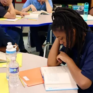 These high schoolers are reading Wonder! This is an amazing book about overcoming adversity, fri (1)